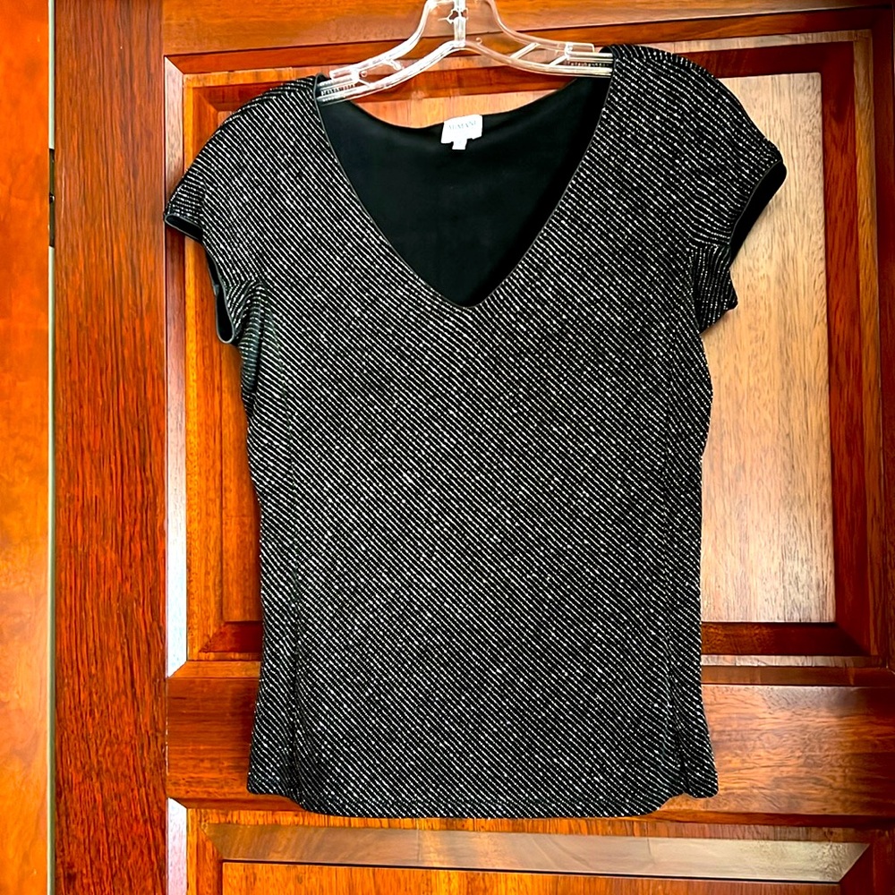 Armani collection glitter top